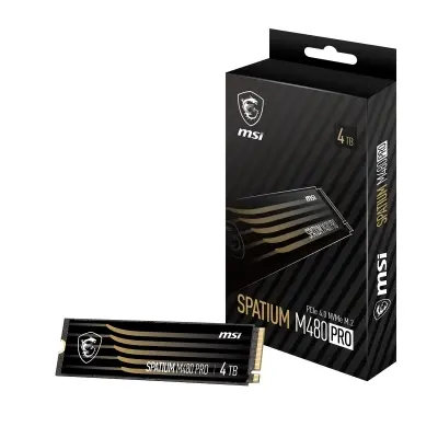 MSI SSD SPATIUM M480 PRO PCIE 4.0 NVME M.2 4TB
